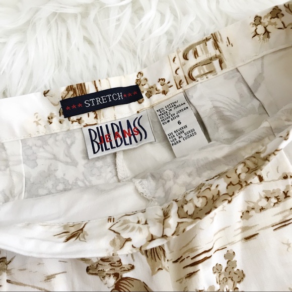 Bill Blass Printed Pants Size 6 - Picture 5 of 5